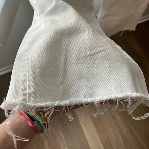 H&M Wide Leg High Rise Ankle Jeans - Picture 6 of 7